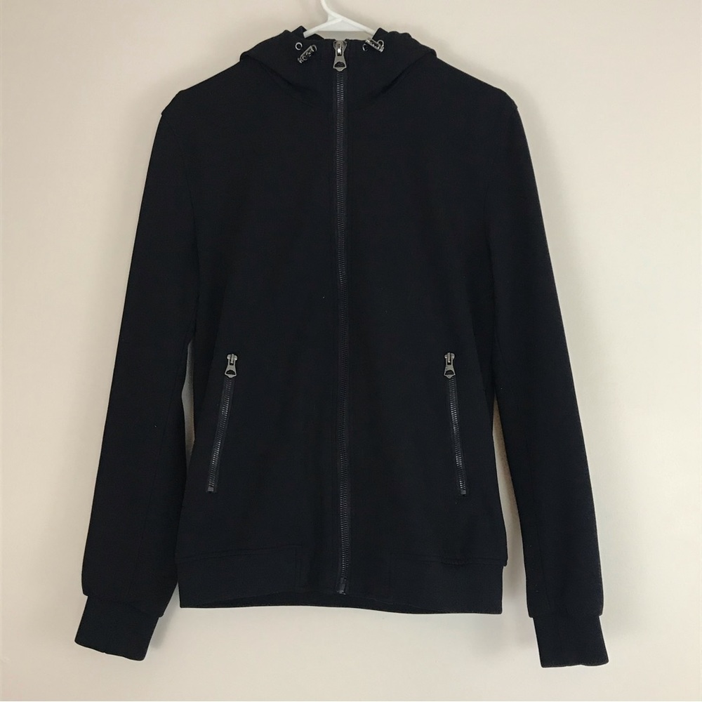 Zara Black Hooded Jacket